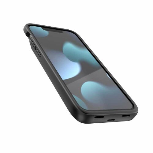 Husa Tech-Protect Powercase 4700 mAh pentru Apple iPhone 12 Mini/13 Mini Negru