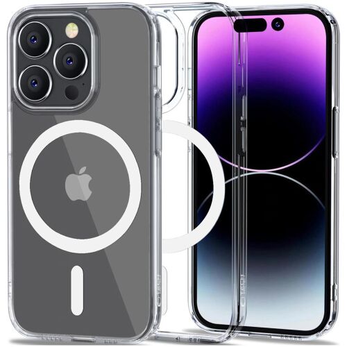 Tech-Protect Flexair Hybrid transparente Hülle für iPhone 14 Pro Max mit MagSafe