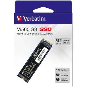 Verbatim 49363 M.2 512 GB SSD meghajtó 56142878 
