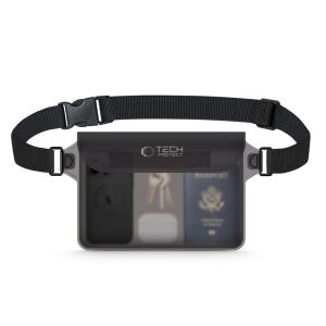 Geantă de talie impermeabilă Tech-Protect UWP10 pentru telefon, chei și pașaport - Tech-Protect