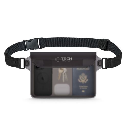 Tech-Protect UWP10 vízálló övtáska telefonnak, kulcsoknak és útlevélnek