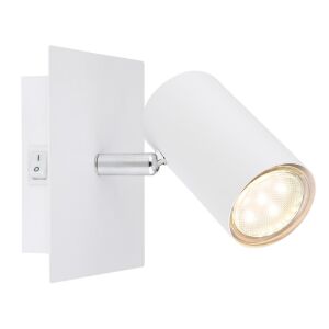 [Výpredaj zásob] Bodové svietidlo Robby 57910-1W, s vypínačom, 1xGU10, matná biela, IP20, Globo Lighting 126648676 - Bodové svetlá