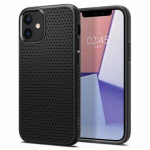Husa Spigen Liquid Air pentru iPhone 12 / iPhone 12 Pro - negru mat 126656042 - Spigen