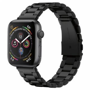 Spigen Modern Fit Schwarzes Apple Watch Armband 42/44/45/49mm auf Apple Watch - Spigen