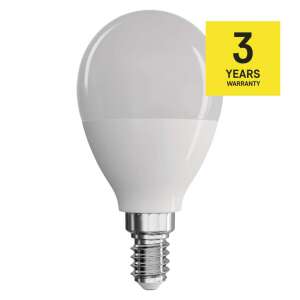 LED крушка Emos Classic Mini Globe E14 7,3W, еквивалент на 60W, топла бяла - Лампи и осветление