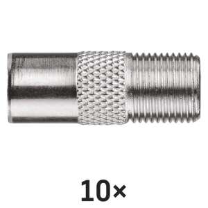 EMOS F-IEC to IEC adapter, 10 pack - Coax connector