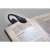 EMOS LED book light in use, reading a book