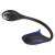 EMOS LED book light with flexible neck and clip, blue and black