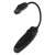 EMOS LED book light, black, flexible neck, clip