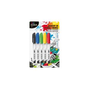 Markere pentru pantofi și țesături 5 culori KIDEA 126671121 - Markere