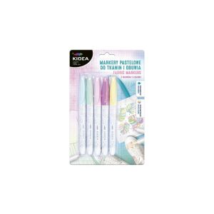 Markere pentru pantofi și țesături pastelate 5 culori KIDEA 126671102 - Markere