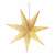 LED papírcsillag, 60 cm, arany csillámporos, beltéri