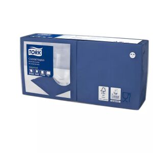 Tork szalvéta koktél, 24/2 SÖTÉTKÉK, 200 lap/csg, 12csg/karton 126673439 - Tork