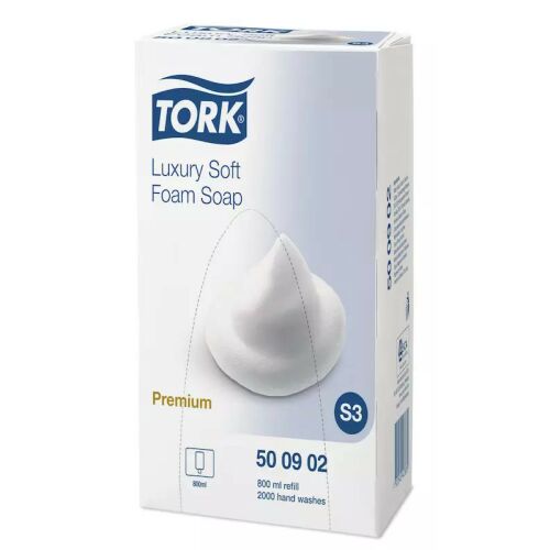 Tork habszappan S3 Premium, 800ml/db, 4db/karton 181224049 - Fürdés