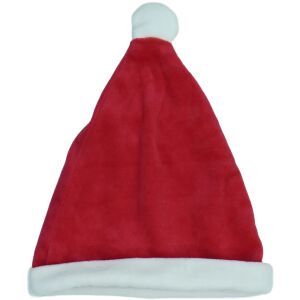 Červená čiapka Santa Clausa s bielym lemom a pomponom - Kostýmy Mikuláša