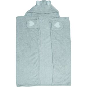 Pătură de pluș cu glugă gri cu urechi și labe de urs, 96x147 cm - Prosoape de baie, prosoape și prosop de uscare