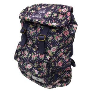 Plecak w kwiaty z różami i kropkami - Kosmetyczka