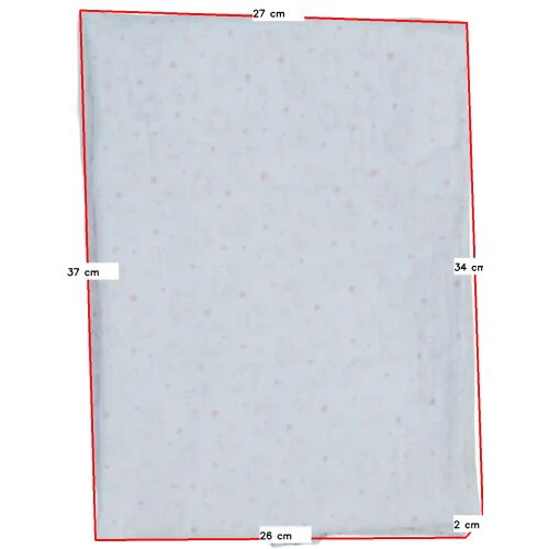 OVS Ručnik za bebe s medvjedićem i zvjezdicama, 100x100 cm