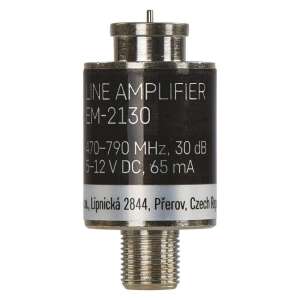 EMOS EM-2130 line amplifier, 470-790 MHz, 30 dB - EMOS