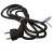 EMOS 5 meter black extension cord, black cable, plug