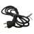 EMOS 5 meter black extension cord, black cable, plug