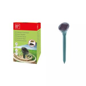 Swissinno napelemes rágcsálóriasztó, ultrahangos kártevőirtás kertbe, elriasztja az egereket, patkányokat, vakondokat és pockokat - Swissinno