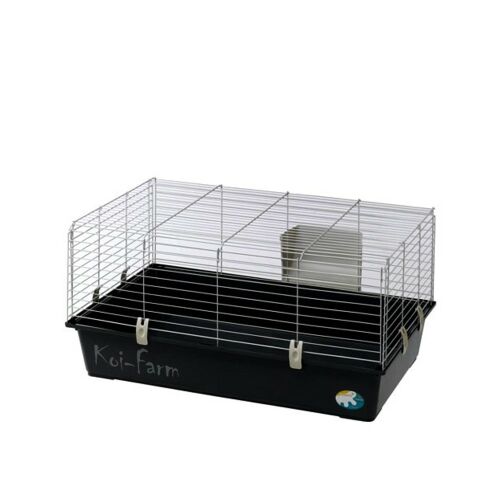 Ferplast Rabbit 100 EL nyúlketrec felszerelés nélkül - fekete - BOMBA JÓ ÁR 126677532