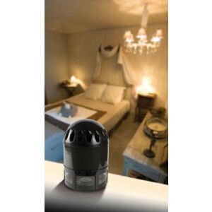 Fekete szúnyogcsapda ventilátorral, 12V adapterrel, 18,5x12,5cm - Nature