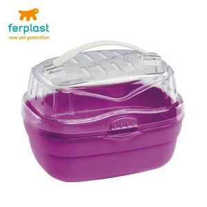 Ferplast Aladino Small lila kisállat hordozó hörcsögöknek - Hordozó, autós box kisállatoknak