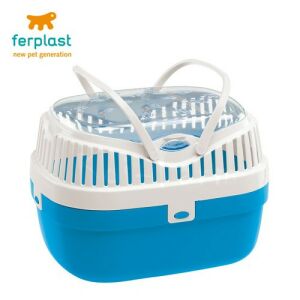Ferplast Aladino Medium kék kisállat hordozó tengerimalacoknak - Hordozó, autós box kisállatoknak