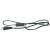 EMOS 2m extension cord with switch, black