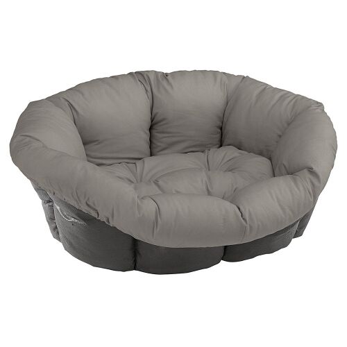 Ferplast Cushion Sofa 4 kutyaágy párna, szürke, mutatja az általános formát és a dizájnt - Ferplast