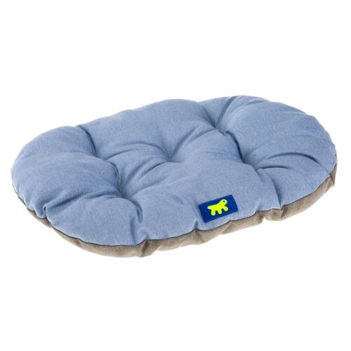 Ferplast Relax 45/2 Pamut kutyapárna, kék és barna színben, kis kutyáknak, macskáknak és görényeknek - Kutyafekhely