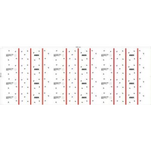 Légyfogó lap 10 x 32 cm, BROS márka, ragacsos légycsapda, hatékony legyek, muslicák és más repülő rovarok ellen - Rovarcsapda