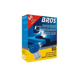 Bros Elektromos szúnyogirtó készülék folyadékkal, 60 éjszakára elegendő - Bros