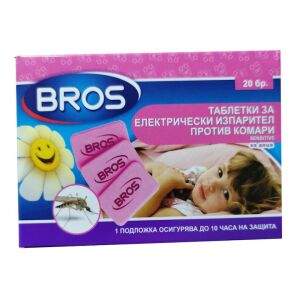 Bros elektromos párologtató szúnyogriasztó készülékbe - 20 db rovar és szúnyogírtó sensitive lapka 126679020 - Bros