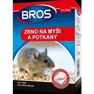 Gabonaszemes rágcsálóirtó szer 120 gr 126679032 - Bros