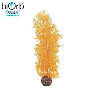 Legyezőkorall dekoráció – sárga – 29 cm – biOrb 126679080 - Hal- & Hüllőtartás