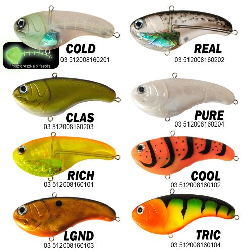 Frenetic FatFish 60g Cold 126679319 - Körforgó és támolygó villantó