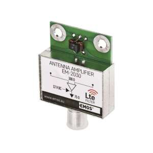 Wzmacniacz antenowy EMOS EM-2030, 30dB VHF/UHF, z filtrem LTE - EMOS