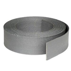 Ecolatics antracit kerti szegély, 14cm x 1cm x 2m, egyenes - Ecolat