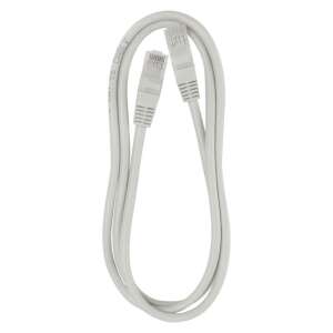 EMOS Patch kábel, fehér, 1 méter, CAT5E, UTP, RJ45 csatlakozókkal - EMOS