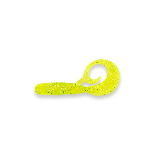 Mann's Twister Mannipulator Grub 4' gumicsali, sárga csillogással - Mann's