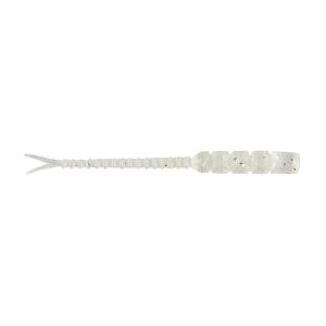 MUSTAD AJI HELLGRAMITE 2'' CLEAR LUMINOUS SILVER GLITTER 12DB/CSOMAG 126683962 - Mustad