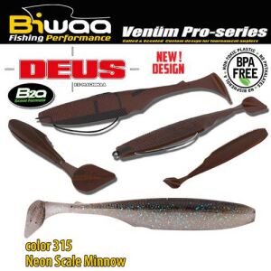 Biwaa DEUS 5" 13cm 315 Neon Scale Minnow 126684490 - Horgász csali