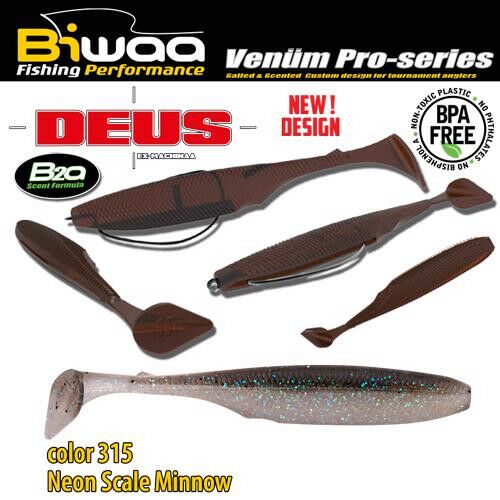 Biwaa DEUS 5" 13cm 315 Neon Scale Minnow 126684490