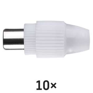 EMOS IEC csatlakozó A203R, fehér, 10 db-os csomag - EMOS