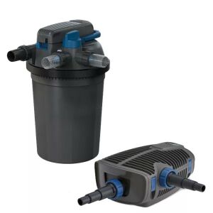 Oase FiltoClear 19000 OC nyomásszűrő szett 24W UVC előtisztítóval és szivattyúval 126689814 - Oase