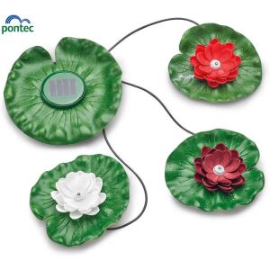Pontec PondoSolar Lily LED Set 3 126690428 - Pontec