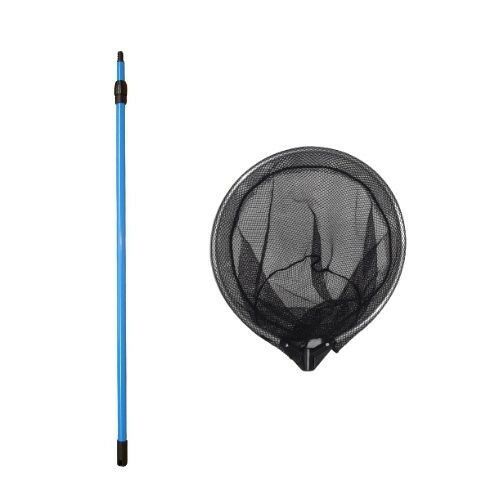 Tavi háló 35 cm Fekete ritka teleszkópos nyéllel 126690825